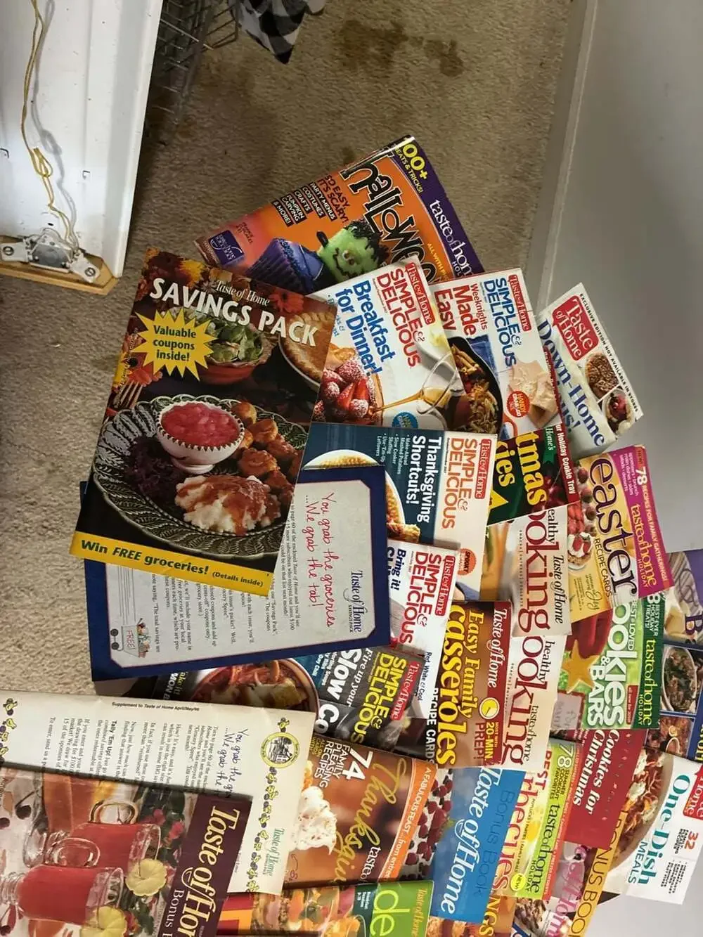 Taste of Home Recipe Magazines Lot of 24 Cookbooks
